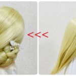 Summer Updo Hairstyle 1 week Idol Hair(Monday)夏祭りのまとめ髪 三つ編みシニヨン #ヘアアレンジ