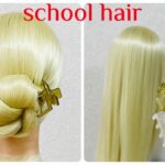 School Hairstyle Back To School 1 week Idol Hair(Thursday)学校 サマー ヘアアレンジグッズ まとめ髪  #ヘアアレンジ