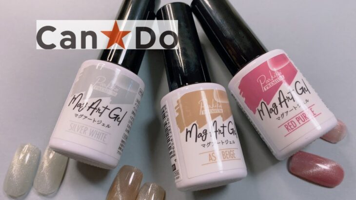 【セルフネイル】キャンドゥマグネットジェル新色紹介/2024年８月/nail art polish ideas & designs/Trend Nails#マグネットジェル#新色