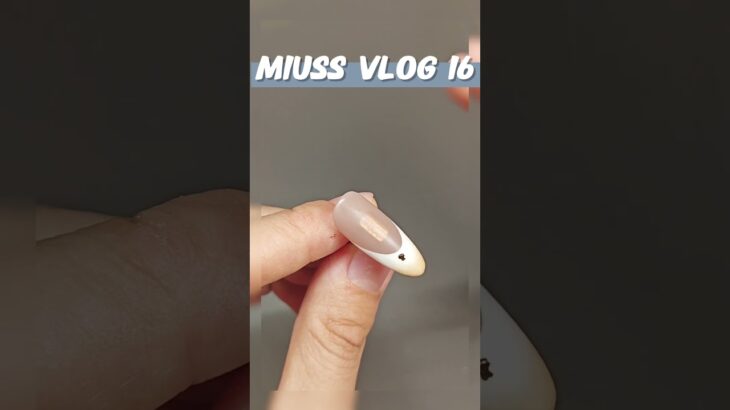 Challenge Vlog 16 french long nail  ：100 press on nails tutorial  #nailart #nails #naildesign