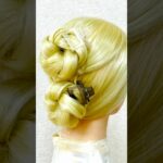 Hair Clip Autumn Hairstyle 1 week (Sunday) 秋のヘアクリップ ヘアアレンジ ダブルでまとめ髪 #shorts #short