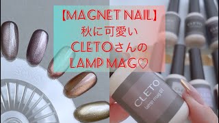 【magnet nail】秋に可愛いCLETOさんのlamp magをまとめてご紹介♡♡color lamp magもあるよ💓#magnetnail #マグネットネイル　#cleto #nail