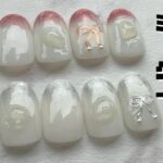 ミラーパウダーでグラデーションしてみた💅🏻✨【セルフジェルネイル】【ネイルデザイン】