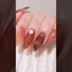 【100均×SHEINの秋ネイル】#ジェルネイル#セルフネイル#ネイル#ネイルデザイン#nails #秋ネイル#べっ甲ネイル＃琥珀ネイル＃大人ネイル