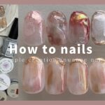 nuance nail.暖色ニュアンスデザイン│How to do nails