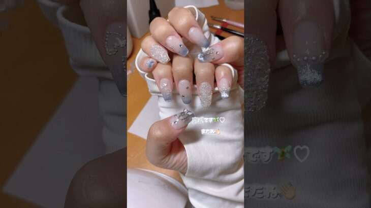 【ジェルネイル】🫧🧚♡_____#shorts #セルフネイル #ジェルネイル #nails #gelnails #젤네일 #naildesign #cutenails