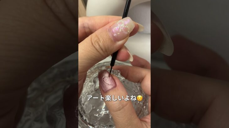 #100均ネイル #nails #ネイルデザイン動画 #セルフネイル #マグネットネイル