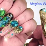 Beautiful Magic Forest Nail Art! I’m in love 😍#nailarttutorial  #ASMR