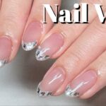 【サロンワーク】ガラスフレンチネイル💅他店オフからネイルデザインまで！