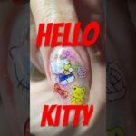 Adorable Hello Kitty Nail Design in Minutes!