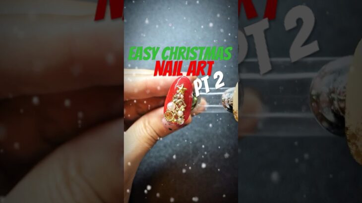 Easy Christmas Nail Art pt2