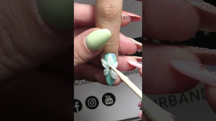 3D FLOWER NAIL ART com Solid Builder Gel 🌸