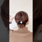 簡単❣️ラフなお団子ヘア🌈#ヘアアレンジ簡単 #ヘアアレンジやり方 #時短ヘアアレンジ #簡単ヘアアレンジ動画 #簡単ヘアアレンジ #まとめ髪 #お団子ヘア #セルフヘアアレンジ