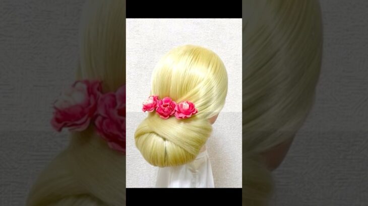 アップスタイル ヘアアレンジ 【Updo Lover】#簡単ヘアアレンジ #updo #着物ヘア #成人式ヘア #chignon #updo #まとめ髪