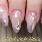 ⭐ Gilded Jade Nails ASMR | Relaxing Step-by-Step Nail Art Tutorial | No Talking Ep.29