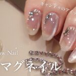 【セルフネイル】大流行中の水光マグネイルのやり方【キャンドゥ】