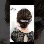 【不器用さん必見！お呼ばれセルフヘアアレンジ】まとめ髪にバレッタ留めるだけ♡大人の二次会ヘアスタイル #ヘアアレンジ #ヘアスタイル