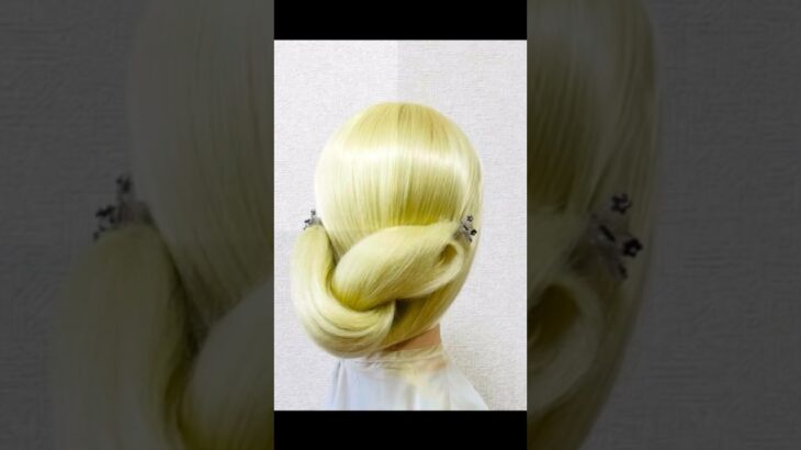 ヘアクリップミニ ヘアスタイル Hair Clip Mini Hairstyle Idol Hair超簡単！シニヨン #簡単ヘアアレンジ #updo #まとめ髪 #ヘアクリップ #shorts