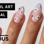 Easy Rhinestone Flowers & French Tips | Step by Step Gel Nail Art Tutorial | Gelous Gel Nail Polish