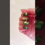 Green Nail Gel#nailart #diy