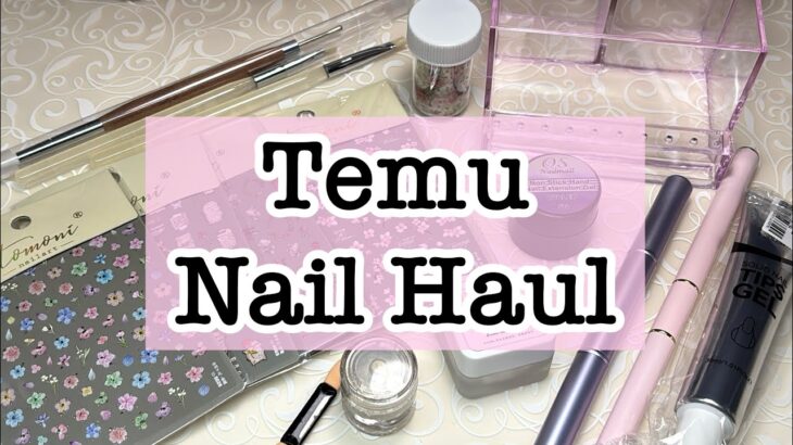 Temu Nail Supply / Nail Art Haul with LINKS