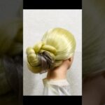 シュシュで即席三つ編みまとめ髪 Scrunchies Accessories Hairstyle Idol Hair #簡単ヘアアレンジ #updo #シュシュ #まとめ髪