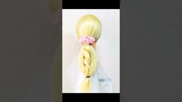 新ポニーテール 中央ツイスト NEW PONYTAIL HAIRSTYLE  Idol Hair #簡単ヘアアレンジ #ポニーテール #ponytail #まとめ髪 #shorts