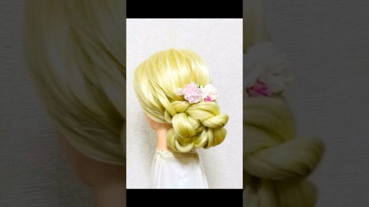 お呼ばれツイストシニヨン Party Updo IDOL HAIR #簡単ヘアアレンジ #updo #まとめ髪 #chignon #braids #編み込み #shorts