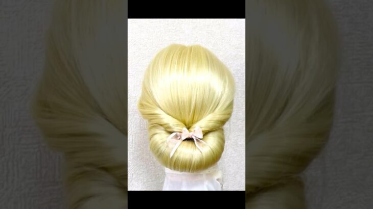 簡単！ギブソン タックのやり方 Gibson Stick【Updo Lover】#簡単ヘアアレンジ #updo #まとめ髪 #chignon #updo #着物ヘア #shorts
