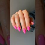 Fresh nails in ‘Tickled Pink’ 🩷 #pinknails #nailinspo #gelnailsathome #nailtransformation #pink