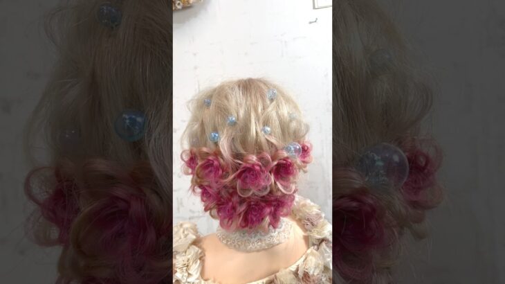 可愛いまとめ髪のヘアアレンジ#ヘアアレンジ #ヘアアレンジ動画