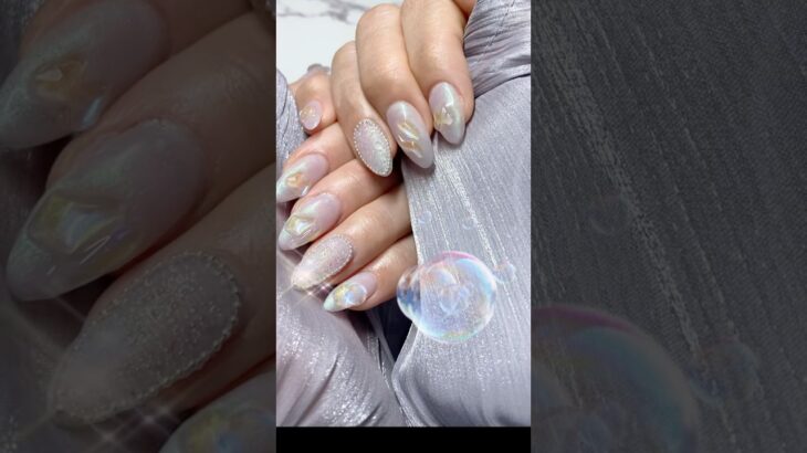 カラーのイメージが違った😅#selfnails #ネイル #naildesign #ピクシージェル#ネイルチップ#オーロラネイル