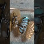 構造色マグネットの不思議な光り方🦋バタフライネイル／Butterfly Nails #nailart #naildesign