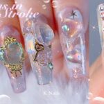 夢可愛い世界をネイルで描く🌛指先で奏でる🫧静かなファンタジー/ASMR/ネイル/ジェル/やり方/ドビュッシー/睡眠/sleep/japan/長さ出し/セーラームーン
