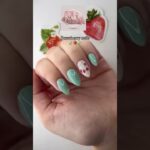 Strawberry Nail Art 2025 | Cute Summer Nails USA Trend 💅 #nailarttutorial #nailart #shorts #usa