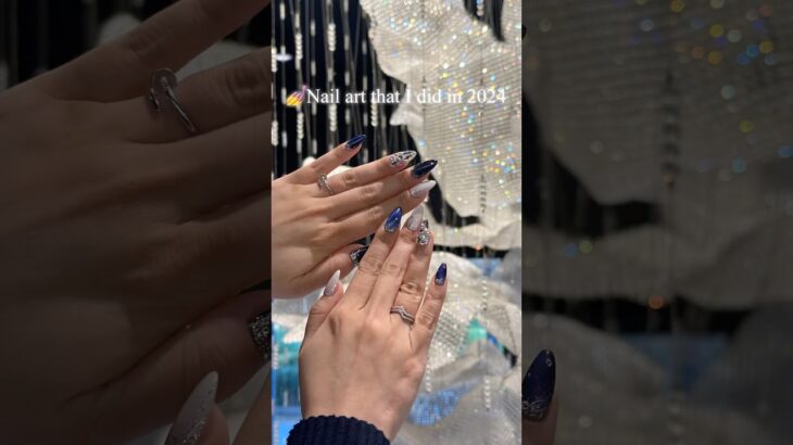 Nail art that I did in 2024 #nailart  #ネイルアート #nails #gelnails #nailtrends2024 #nailinspo