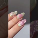 💗🍋🍓 sparkly strawberry lemonade #nails #nailart #naildesign #nailpolish