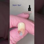 滲み模様が涼し気✨ インクでもやもやネイル