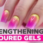 2-in-1 Nail Strengthening Gel | Colourful Gradient Nail Art