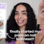 STARTING MY OWN PRESS ON NAIL BUSINESS!! 🥳💅