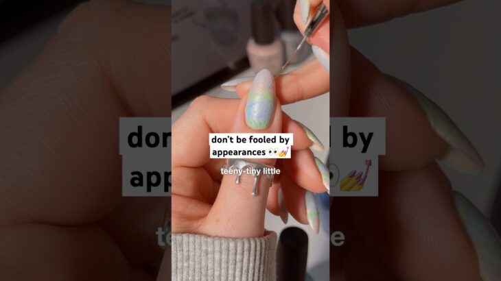 are you impressed-onist? 🙈🎨🌸#nailart #diynails #nails #nailinspo #spring #naildesign