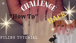 A Beautiful Mess! Nail Hack with FILE tutorial ✨HOW I DO IT ✨@Chstyle1980 #nailart