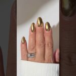 ✨🤩💅 GOLD GODDESS CHROME NAILS #naildesigns #nails #nailart #chromenails #unhas