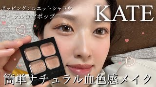 新作ケイトのアイシャドウが誰でも簡単ナチュラル血色感メイクになれる天才アイテムだった♡