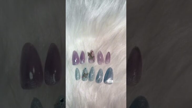 マグネットバタフライ🦋✨#セルフネイル #nails #ジェルネイル #マグネットネイル