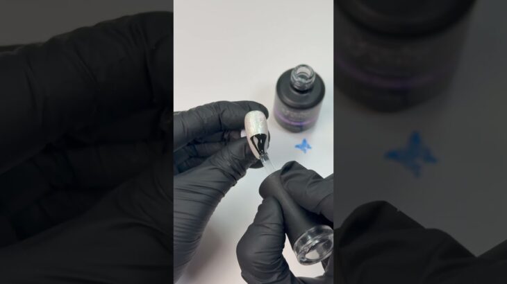 🦋 🩵☁️ #nails #nailgelart #nailart #simplenails #naildesign #nailtech #nailinspo #nailtutorial