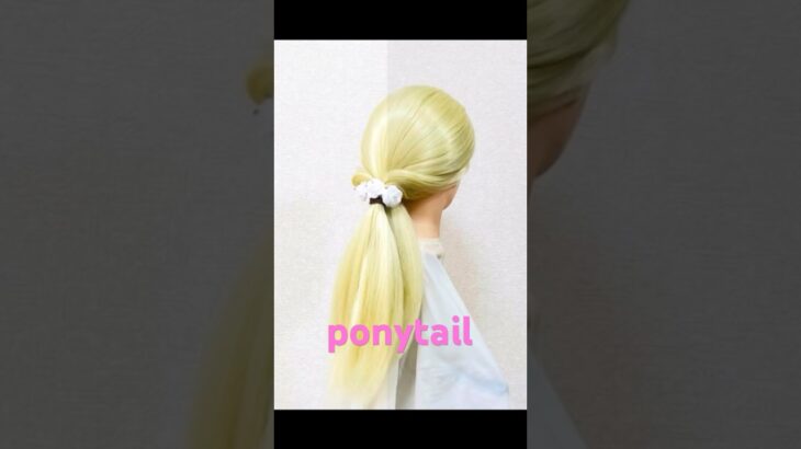 新学期ヘアアレンジ まとめ髪 新ポニーテール Summer Updo Hairstyle  Idol Hair #簡単ヘアアレンジ #ポニーテール #ponytail #shorts #short