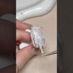 ぺろーんとふんわりストライプマーブルネイル🤍#ジェルネイル #セルフネイル #ネイル #nails #nailart