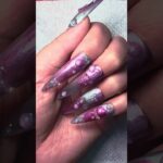 メタリックローズネイル 💅✨ 3DジェルアートASMR