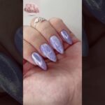 ✨ Elegant Lavender Marble Nail Art | Soft Glam Look 💜💅 #Shorts #nailart #nailarttutorial